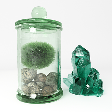 Marimo Crystal: Natural Beauty for Your Space 3D model image 1 