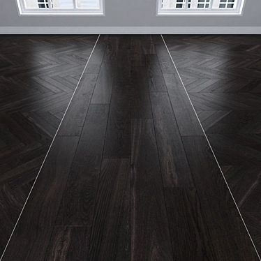 Parquet Oak: Herringbone, Linear & Chevron 3D model image 1 