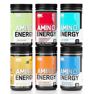 Energy-Boosting Amino Supplement 3D model image 1 