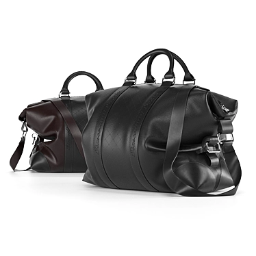 PBR-Optimized Leather Bag 3D model image 1 