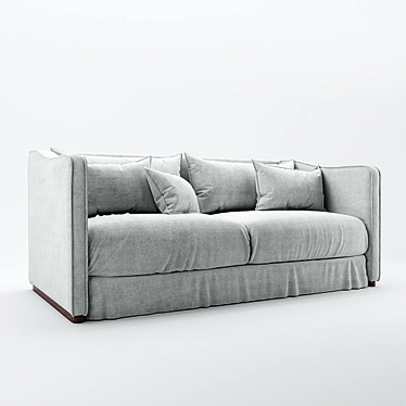 Luxury Belgian Sofa: Elegant & Timeless 3D model image 1 