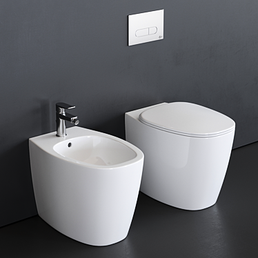 Ideal Standard Dea Collection WC & Bidet 3D model image 1 