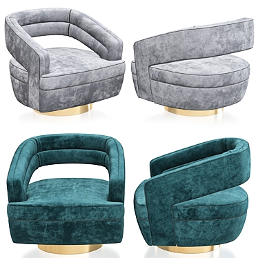 Covet Lounge 2016 Russel Armchair 3D model image 1 