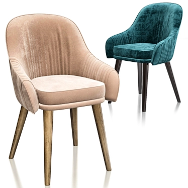 Sleek Evil Duchess Chair 3D model image 1 