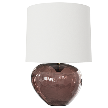 Elegant Murano Glass Table Lamp 3D model image 1 