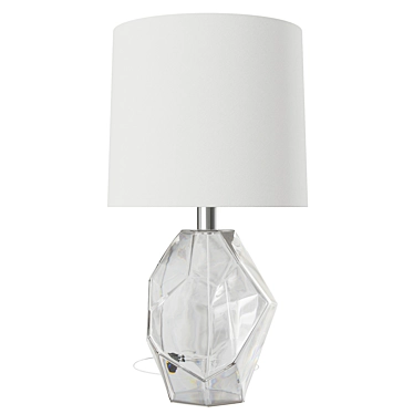 Illuminated Elegance: Baker Gemstone Table Lamp 3D model image 1 