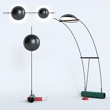 Modern Light Set by Tomas Alonso 3D model image 1 