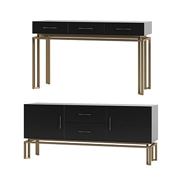 Chest and console Oro Tosconova