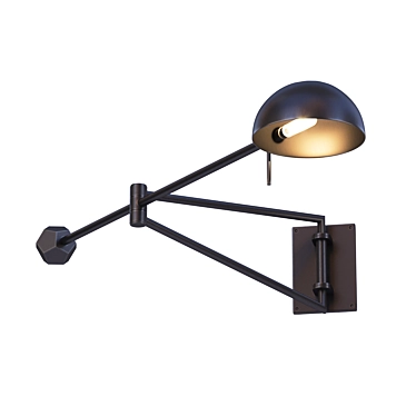 Avion Swing Arm Sconce by Jonathan Browning 3D model image 1 