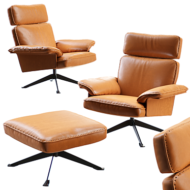 Luxurious DS-31 Chair: Style Defined 3D model image 1 