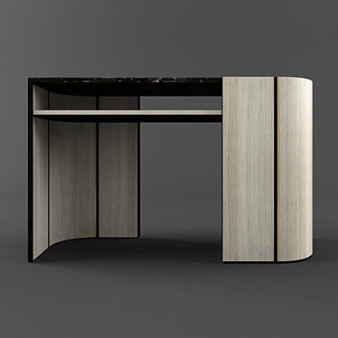 Okayama Console: Elegant and Functional Design 3D model image 1 