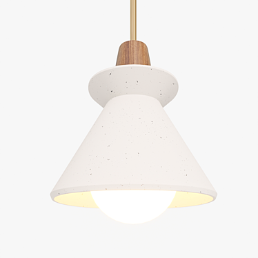 Sleek UFO Pendant Lamp: Modern Style 3D model image 1 