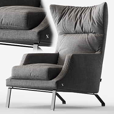 Natuzzi Clemmie: Elegant and Compact 3D model image 1 