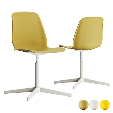 Modern LEIF ARNE Work Chair 3D model image 1 