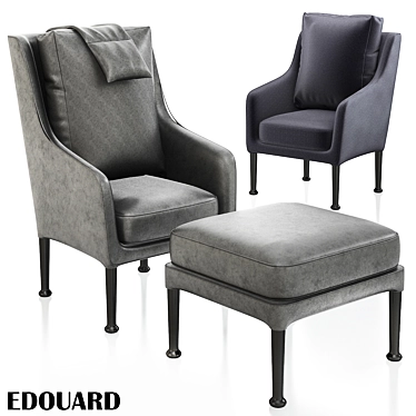 Edouard Citterio Armchair 3D model image 1 