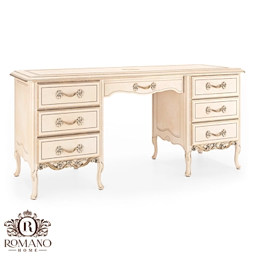 Romano Home Nicole No. 2 Writing Desk 3D model image 1 