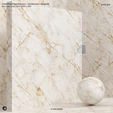 Seamless Stone/Marble Set 3D model image 1 