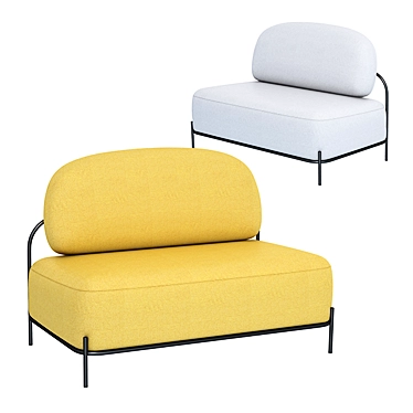 Modern Pawai Sofa: Stylish Comfort 3D model image 1 