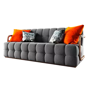 Jamie Drake Collection Modern Classic Sofa 3D model image 1 