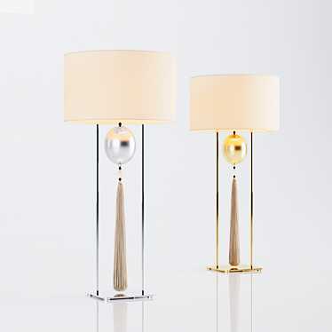Lux Accra Table Lamps 3D model image 1 