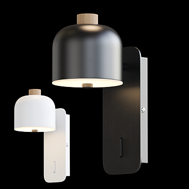 Modern LED Wall Lamp: Lampatron STILLE 3D model image 1 