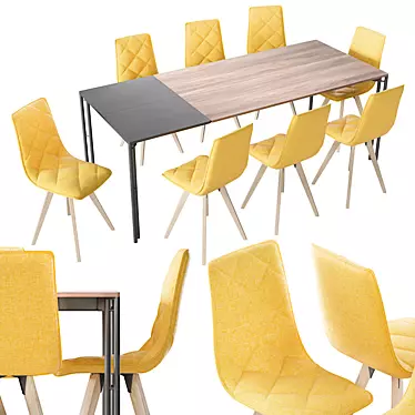 La Forma-MAHON / Folding table. La Forma-Tuk / chair