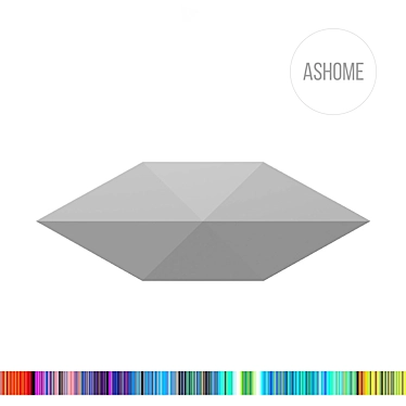 3D Wall Tiles by ASHOME #1: Stylish and Versatile 3D model image 1 