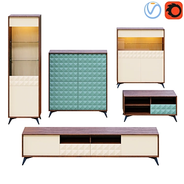 Zoom Collection: Modern Furniture by Meble Taranko 3D model image 1 