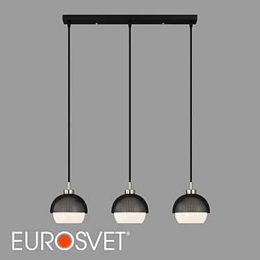 Antique Bronze Pendant Lamp 3D model image 1 