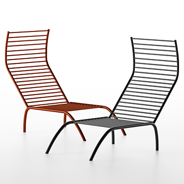 Outdoor Chair 432: 3ds Max, FBX, OBJ 3D model image 1 