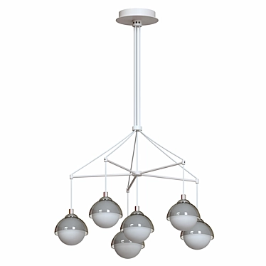 Modern Industrial Loft Pendant Lamp 3D model image 1 