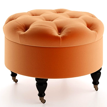 Stylish Storage Pouf: Meggi 3D model image 1 