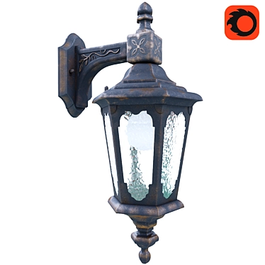 Maytoni Oxford Outdoor Wall Light 3D model image 1 