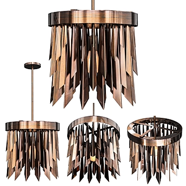 Elegant Chandelier: Arteriors' Waldorf Beauty 3D model image 1 