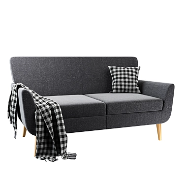 Soho 562: Contemporary Comfort Sofa 3D model image 1 
