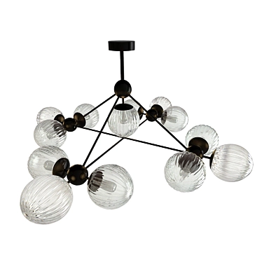 Elegant Vray Chandelier - NB Light 3D model image 1 