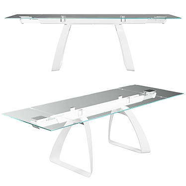 Modern Italian Brenta Dining Table 3D model image 1 