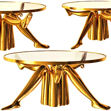 Elegant Isadora Table by Kelly 3D model image 1 