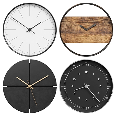 Title: Modern Clock (V3) 3D model image 1 