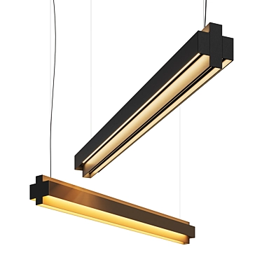 DeltaLight 5-Profile LED Strip Fixture 3D model image 1 