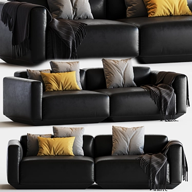Develius Modular Sofa Set 3D model image 1 