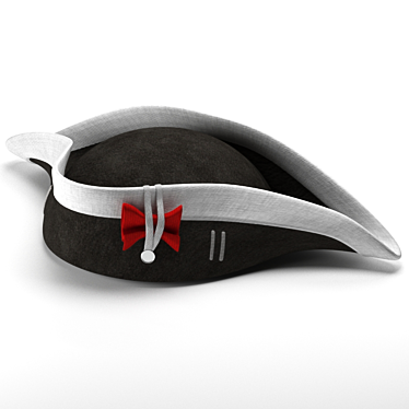 Title: Authentic British Tricorn Hat 3D model image 1 