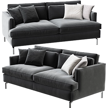 Elegante DAVE Sofa: Comfort and Style 3D model image 1 