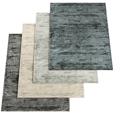Luxury Shaggy Carpet: Soft & Stylish 3D model image 1 