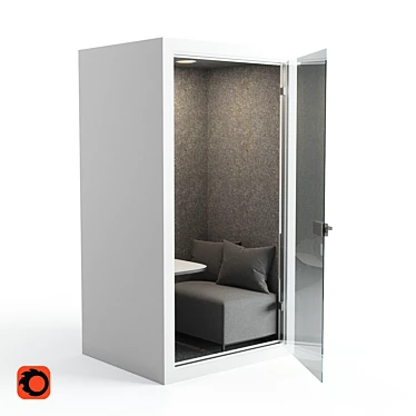 Mobile Meeting Room: Compact and Versatile 3D model image 1 