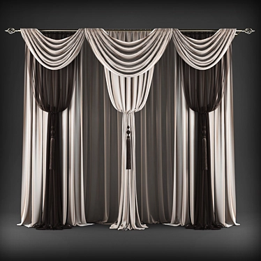 Polys and Verts - Curtain Enhancers 3D model image 1 