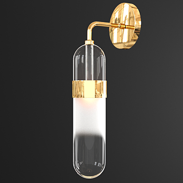 Title: Elegant Norman W1 Wall Sconce 3D model image 1 