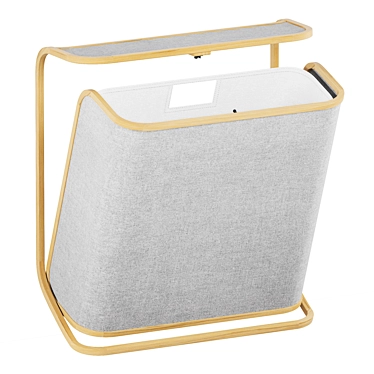 Clic Laundry Basket: Stylish & Space-Saving 3D model image 1 