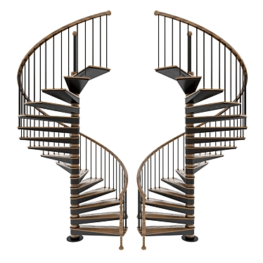 Classic Staircase 3D Model 3D model image 1 