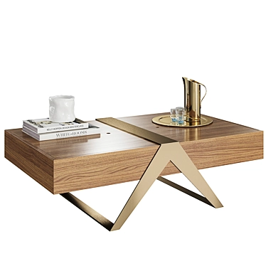 Sleek and Stylish Matrioska Coffee Table 3D model image 1 